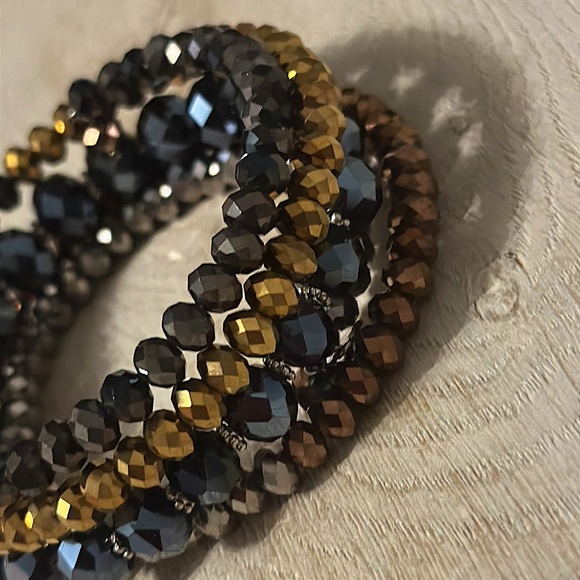 Multi Jeweled bangle bracelet - Picture 9 of 15